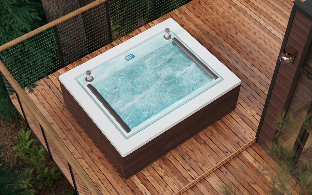 Aquatica Downtown Infinity Spa con revestimiento de madera Thermory (220/240V/50/60Hz) picture № 0