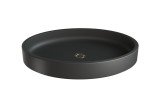 Aquatica Solace Blck Oval Stone Bathroom Vessel Sink (web)