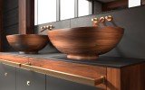 Aquatica Karolina American Walnut Wood Vessel Sink02