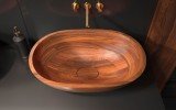 Aquatica Karolina American Walnut Wood Vessel Sink06