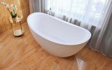 Aquatica Lillian White Freestanding Solid Surface Bathtub09