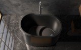 Aquatica True Ofuro Nano Black Freestanding Solid Surface Bathtub02