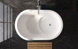 Aquatica True Ofuro Nano White Freestanding Solid Surface Bathtub03