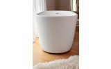 Lullaby Wht Small Freestanding Solid Surface Bathtub by Aquatica web 2