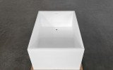 Aquatica Claire White Freestanding Solid Surface Bathutb01