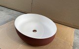 Aurora Oxide Red Oval Stone Bathroom Vessel Sink (5) (web)