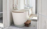 Malibu usa aquatica trueofuro freestanding solid surface bathtub
