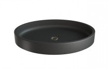 Aquatica Solace Blck Oval Stone Bathroom Vessel Sink (web)