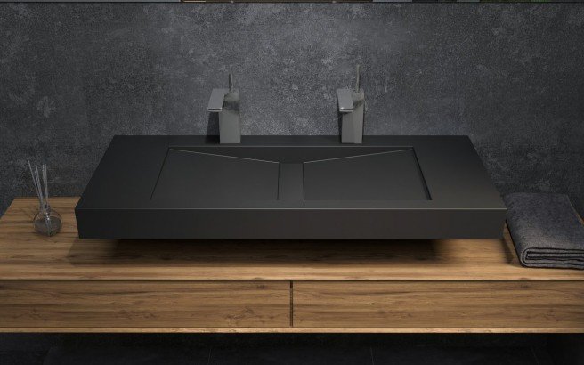 Aquatica Millennium 120 Blck Stone Bathroom Sink 01 (web)